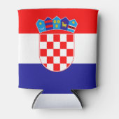 Kroatienflagge Dosenkühler (Vorderseite)