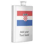 Kroatienflagge Flachmann (Rechts)