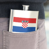 Kroatienflagge Flachmann (Beispiel)