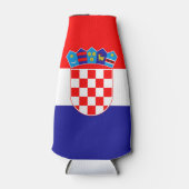 Kroatienflagge Flaschenkühler (Vorderseite)