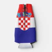 Kroatienflagge Flaschenkühler (Rückseite)