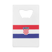 Kroatienflagge Geldbeutel Flaschenöffner (Rückseite)