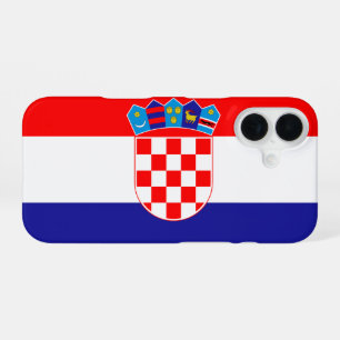Kroatienflagge iPhone 16 Hülle