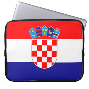 Kroatienflagge Laptopschutzhülle