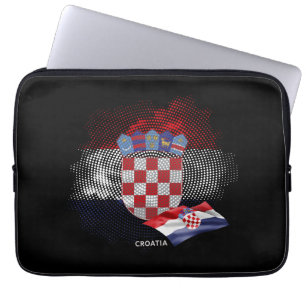 Kroatienflagge Laptopschutzhülle