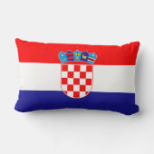 Kroatienflagge Lendenkissen (Rückseite)