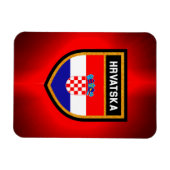Kroatienflagge Magnet (Horizontal)