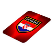 Kroatienflagge Magnet (Linke Seite)