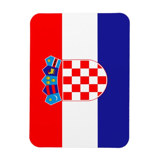 Kroatienflagge Magnet (Vertikal)