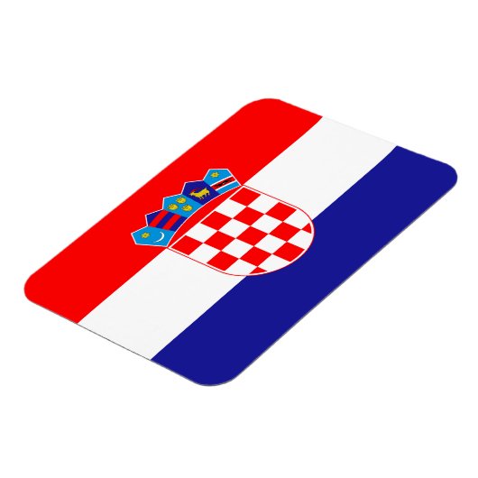 Kroatienflagge Magnet (Linke Seite)