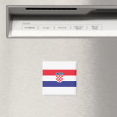 Kroatienflagge Magnet (In Situ (Geschirrspüler))