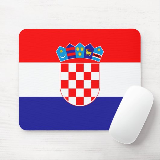 Kroatienflagge Mousepad (Mit Mouse)