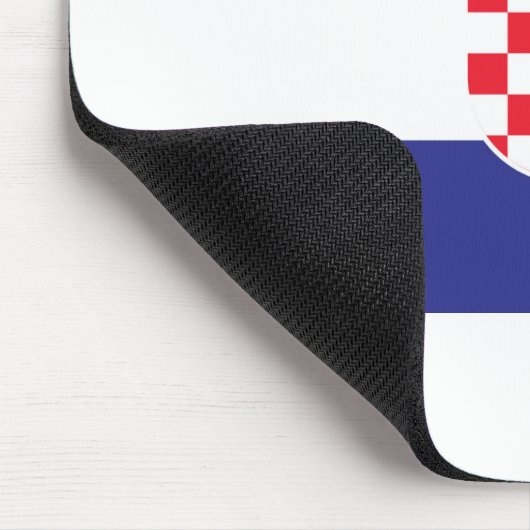 Kroatienflagge Mousepad (Ecke)