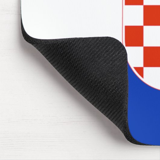 Kroatienflagge Mousepad (Ecke)