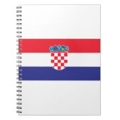 Kroatienflagge Notizblock (Vorderseite)