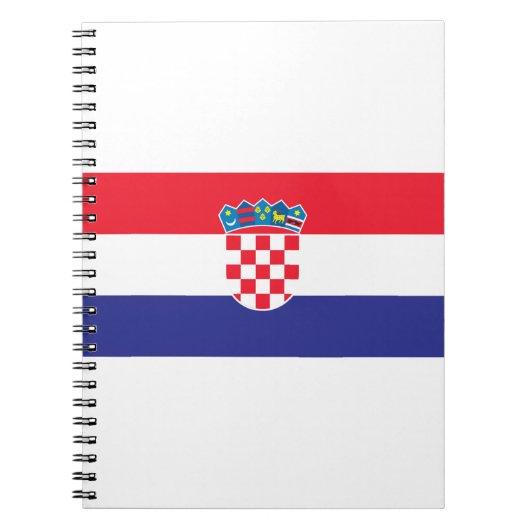 Kroatienflagge Notizblock (Vorderseite)