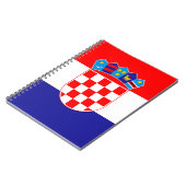 Kroatienflagge Notizblock (Linke Seite)