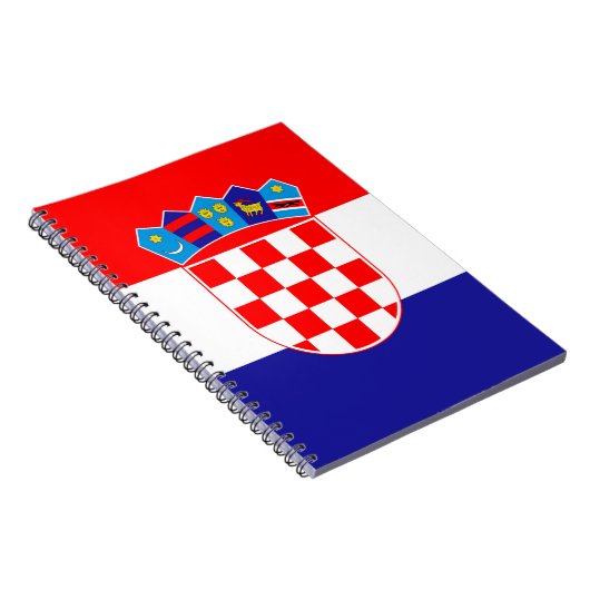 Kroatienflagge Notizblock (Rechte Seite)