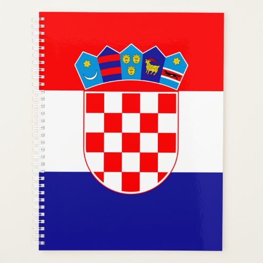 Kroatienflagge Planer (Vorderseite)