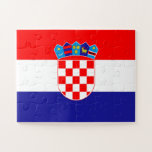 Kroatienflagge Puzzle<br><div class="desc">Kroatienflagge</div>