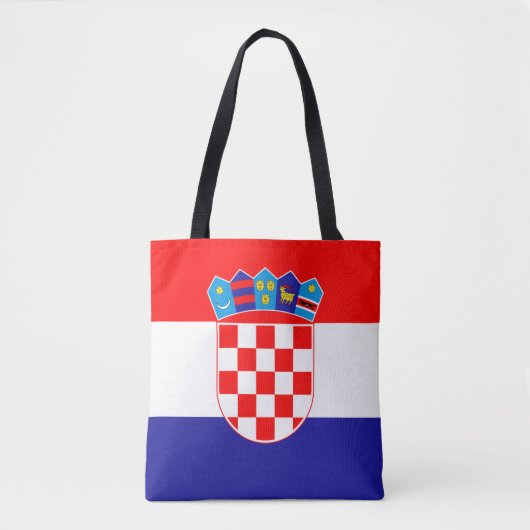 Kroatienflagge Tasche (Vorderseite)