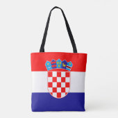 Kroatienflagge Tasche (Rückseite)