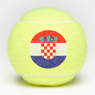 Kroatienflagge Tennisbälle