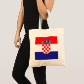 Kroatienflagge Tragetasche (Vorderseite (Produkt))