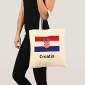 Kroatienflagge Tragetasche (Vorderseite (Produkt))