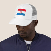 Kroatienflagge Truckerkappe (Beispiel)