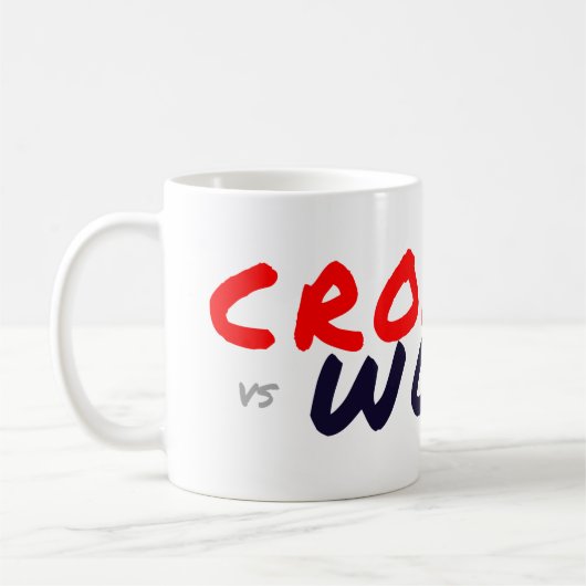 KROATIENvsWORLD Kaffeetasse (Links)