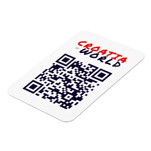 KROATIENvsWORLD Magnet (Linke Seite)