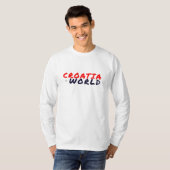 KROATIENvsWORLD White T-Shirt (Vorne ganz)