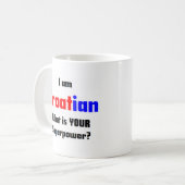 kroatisch kaffeetasse (Vorderseite Links)
