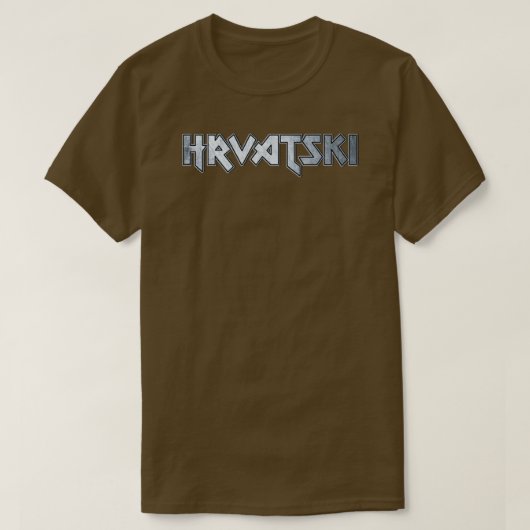 Kroatisch T-Shirt (Design vorne)