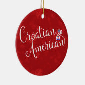 Kroatische amerikanische keramikornament (Rechts)