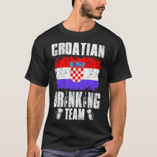 Kroatische Drink Team Weihnachtshemd T-Shirt