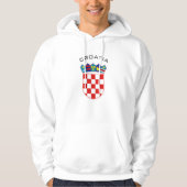 Kroatische Emblem Hoodie (Vorderseite)