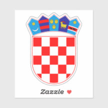 Kroatische Emblem Hrvatski Grb Sticker