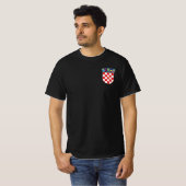 Kroatische Emblem-Polo-Shirt T-Shirt (Vorne ganz)