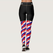 Kroatische Fahne/Sportfan Leggings (Rückseite)