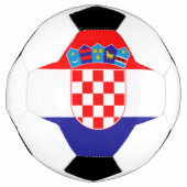 Kroatische Fahnefußball Fußball (Vorderseite)