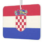 Kroatische Flagge Autolufterfrischer (Links)