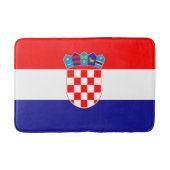 Kroatische Flagge Badematte (Vorderseite)