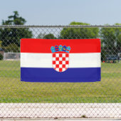 Kroatische Flagge Banner (Insitu)