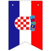 Kroatische Flagge Banner (Zweite Fahne)