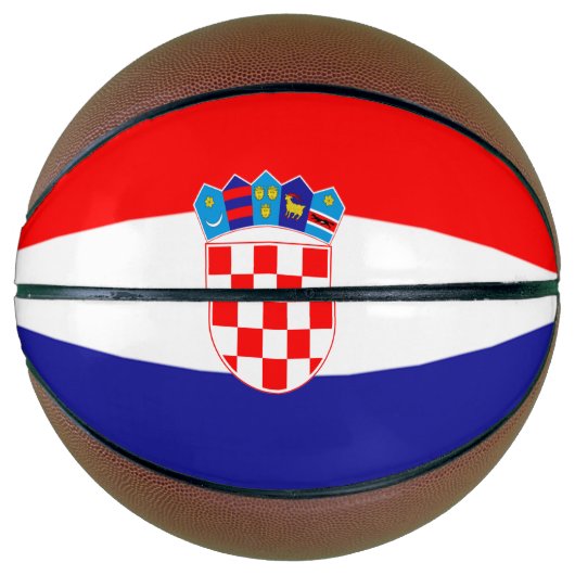 kroatische Flagge Basketball (Vorderseite)