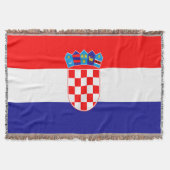 Kroatische Flagge Decke (Vorderseite)