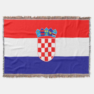 Kroatische Flagge Decke