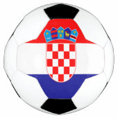 kroatische Flagge Fußball (Vorderseite)